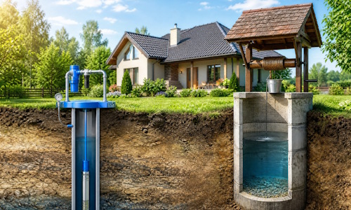 Автономное водоснабжение загородного дома Рыбинск: скважина или колодец 